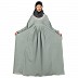 Fashionable Pleated Kaftan abaya-Sky Blue Fashionable Pleated Kaftan abaya-Sky Blue